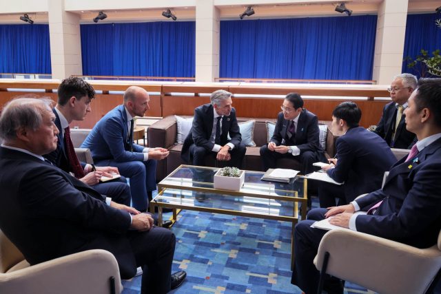 2025 The Hague NATO summit World leaders gather at a conference table during the 2025 NATO summit in The Hague, Netherlands.