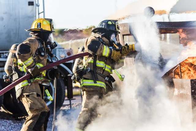 Apolda Refugee Centre Fire Claims One Life, Injures Ten Others Firefighters battling flames at the Apolda refugee centre in Thuringia, Germany, on June 4, 2023.