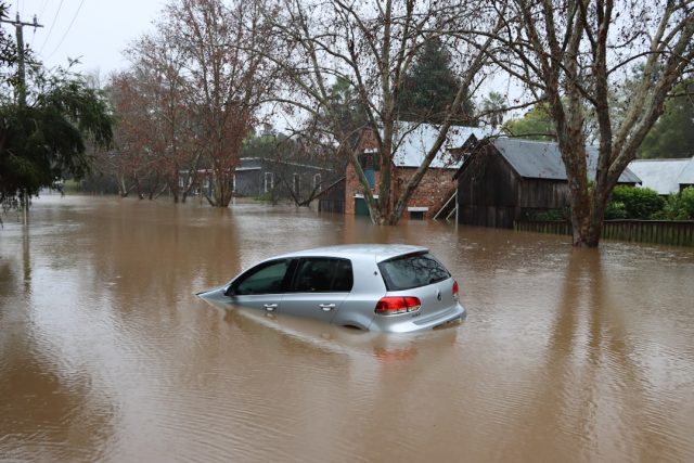 Historic Rainfall from Hurricane Helene Devastates Western North Carolina Towns Floodwaters submerge homes and streets in a western North Carolina mountain town after Hurricane Helene's record rainfall.