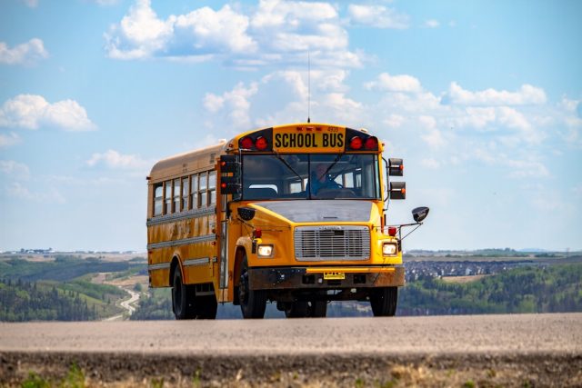 Two Dead and 17 Injured in Wirral School Bus Crash on September 29 Wreckage of a school bus on a central reservation in The Wirral, England, after a fatal crash on September 29, 2023.