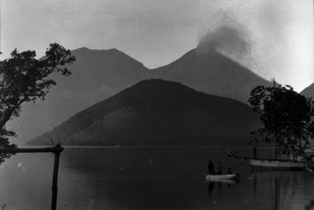 Indonesian Volcano Eruption Prompts Evacuations and Flight Cancellations Nearby Smoke and ash billow from the Lewotobi Laki-Laki volcano on Flores Island, Indonesia, as villagers evacuate nearby areas.