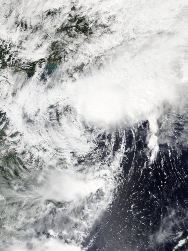 Tropical Storm Fengshen Hits Philippines, Causing Landslides and Flooding Aerial view of flooded residential areas in the Philippines after Tropical Storm Fengshen caused landslides and heavy flooding.