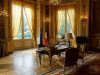G7 Agrees to Secure Strait of Hormuz Passage Foreign ministers of G7 nations meeting at a conference table, discussing the Strait of Hormuz security agreement.
