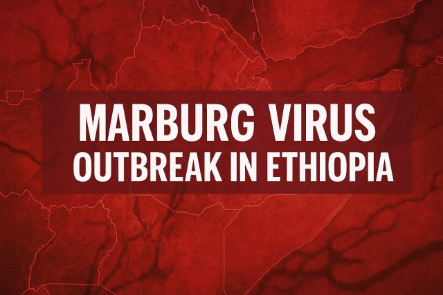 Ethiopia Marburg Outbreak 2025 Ethiopian health workers in protective gear set up isolation area in Jinka town clinic