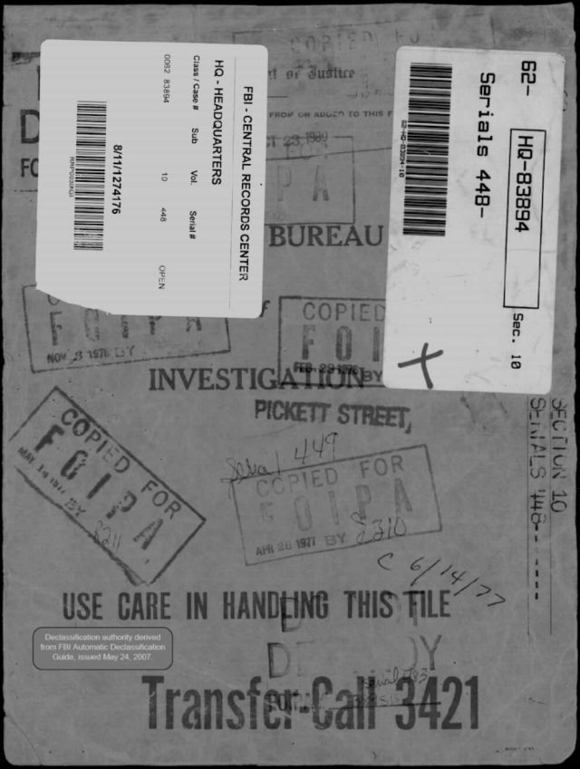 Fbi Ufo File 62 Hq 83894 A declassified FBI memorandum dated September 4, 1947, marked CONFIDENTIAL, ordering an interview about a flying disc sighting in Portland, Oregon.