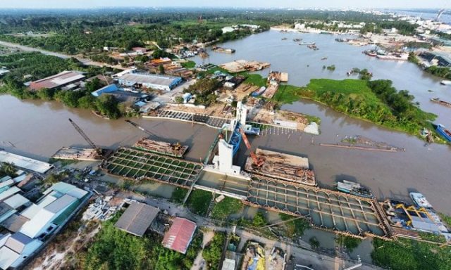 Mekong Delta Saltwater Intrusion Aerial Mekong Delta Saltwater Intrusion Aerial