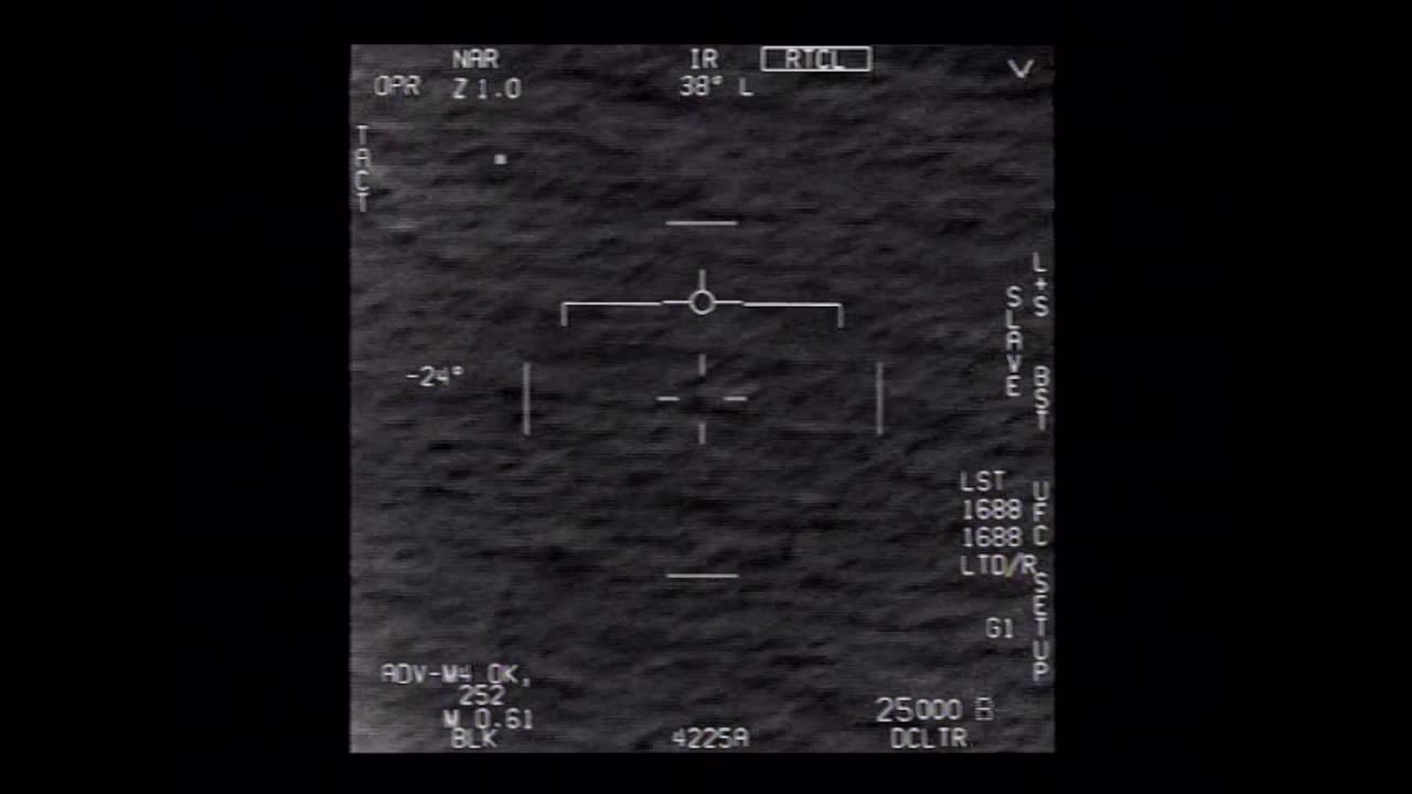 20315 Pentagon Declassifies 2019 'Go Fast' UAP Video from USS Theodore Roosevelt