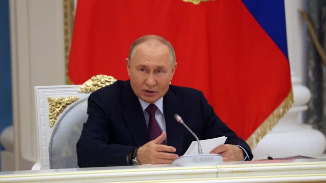Putin Nuclear Warning Moscow Kremlin Putin Nuclear Warning Moscow Kremlin