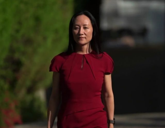 Meng Wanzhou in Vancouver Photo: Meng Wanzhou in Vancouver - illustrating article 'Two more international banks tied to Huawei technologies case'