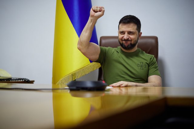 Volodymyr Zelenskyy speaking to parliament Photo: Volodymyr Zelenskyy speaking to parliament - illustrating article 'Zelenskyy evokes Holocaust as he appeals to Israel for aid.'
