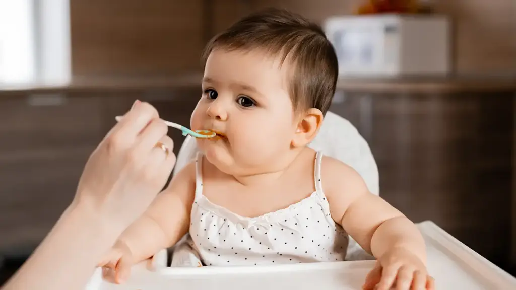Baby With Sugar Rich Food